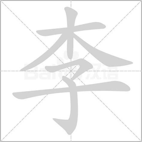 李 筆畫|李字的意思